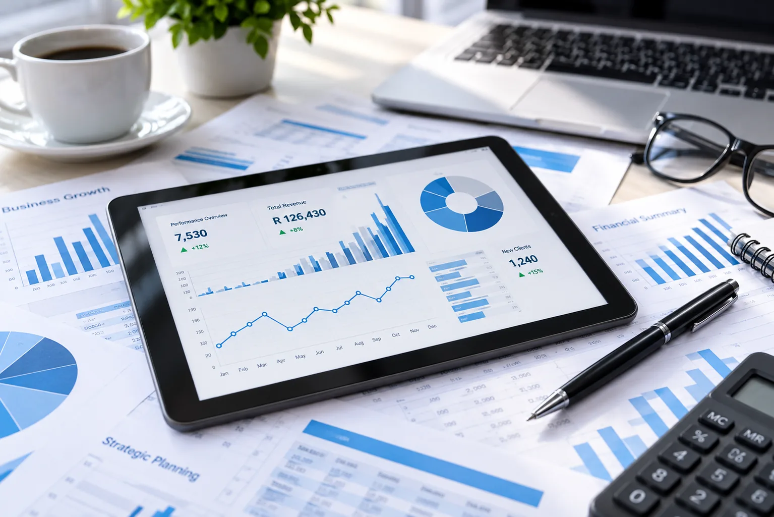 Financial information and accounting reports prepared for review